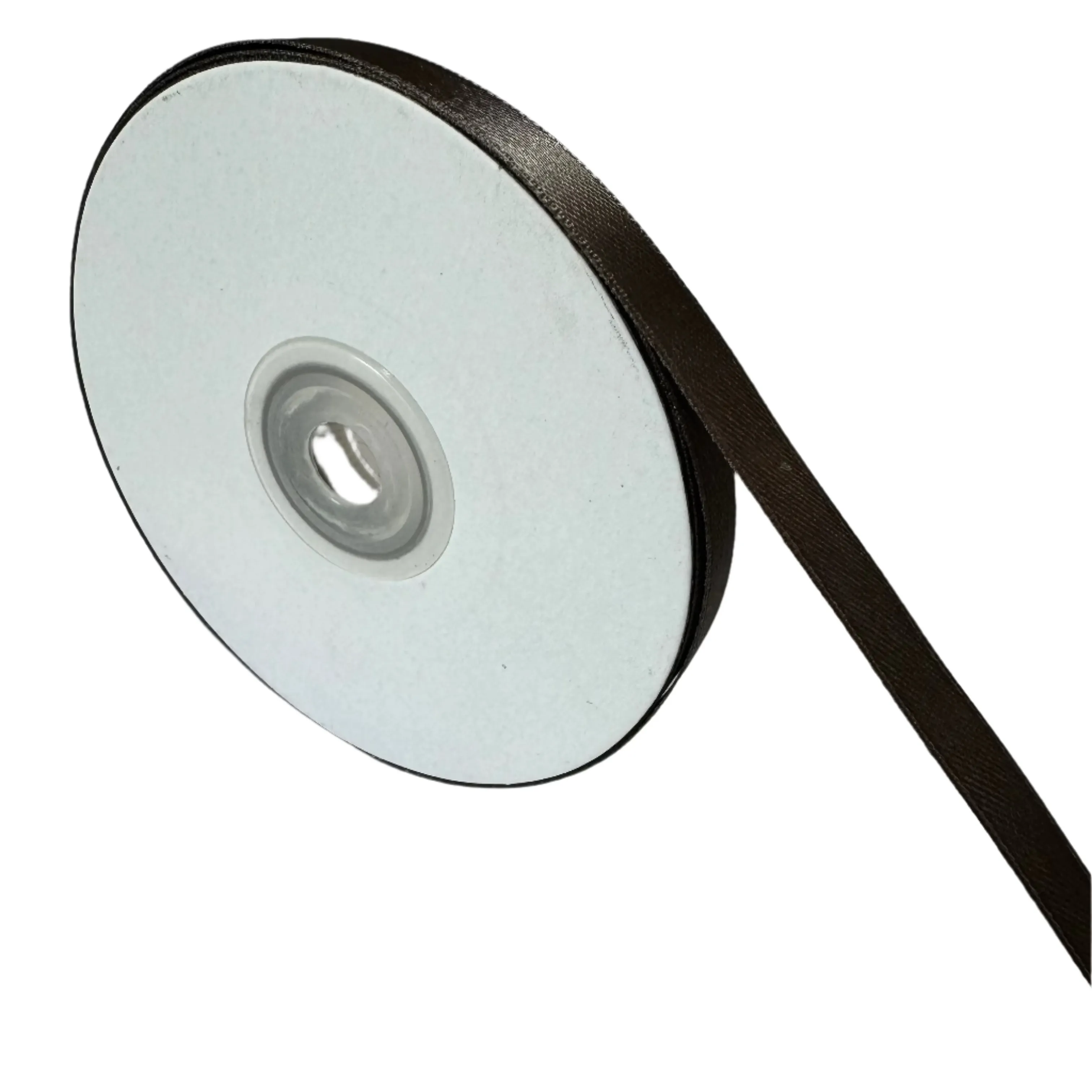 Ribbon Satin Deluxe Double Faced Ribbon Spool (10mmx36yards) - Brown
