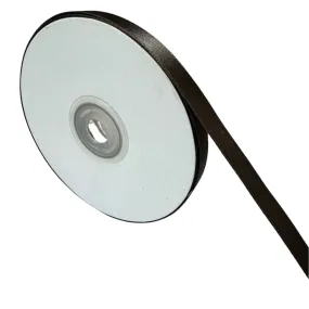 Ribbon Satin Deluxe Double Faced Ribbon Spool (10mmx36yards) - Brown
