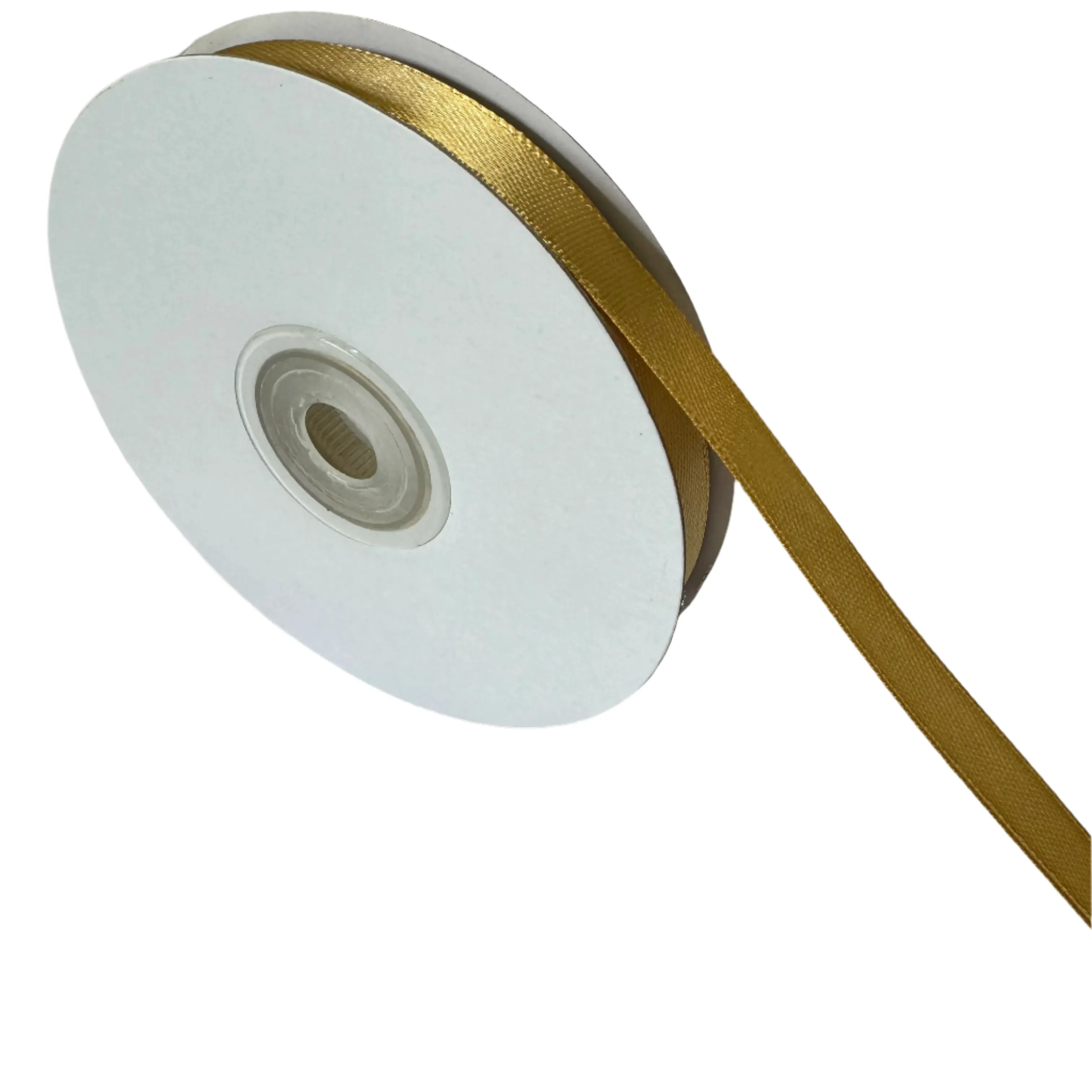 Ribbon Satin Deluxe Double Faced Ribbon Spool (10mmx36yards) - Gold