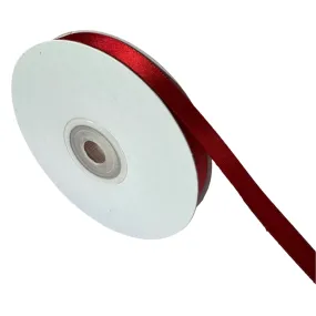Ribbon Satin Deluxe Double Faced Ribbon Spool (10mmx36yards) - Red