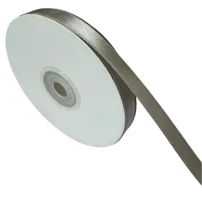 Ribbon Satin Deluxe Double Faced Ribbon Spool (10mmx36yards) - Silver Grey
