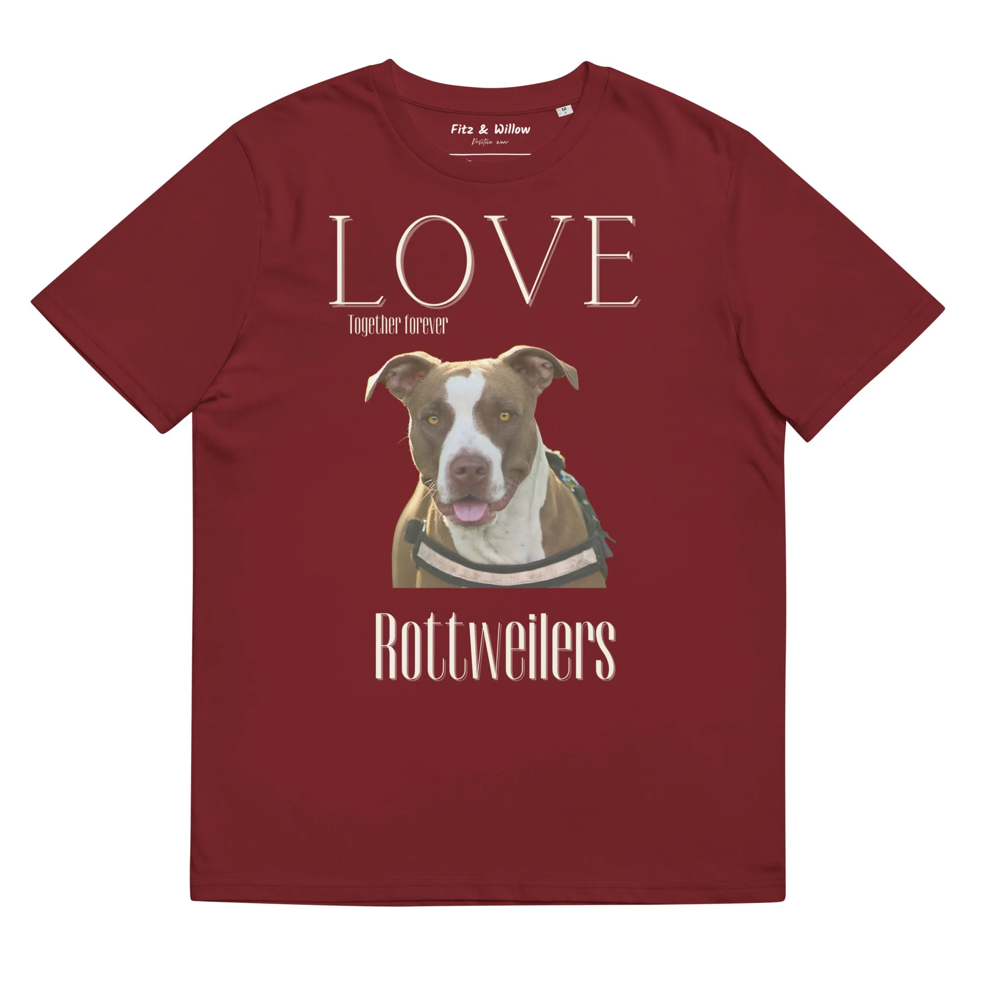 Rottweiler Lovers organic cotton t-shirt