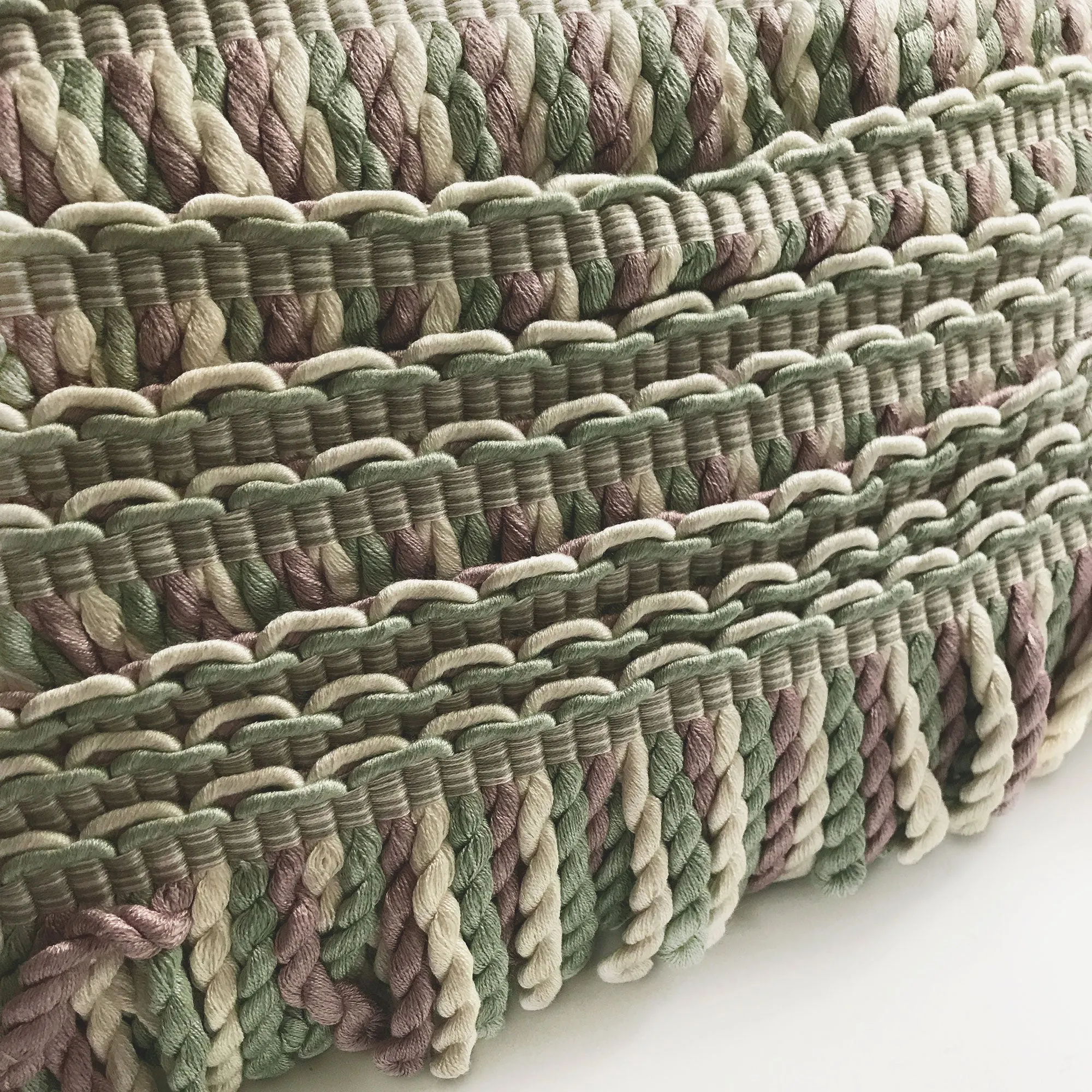 Sage and Blush High Quality Decorative Border Trim by the yard