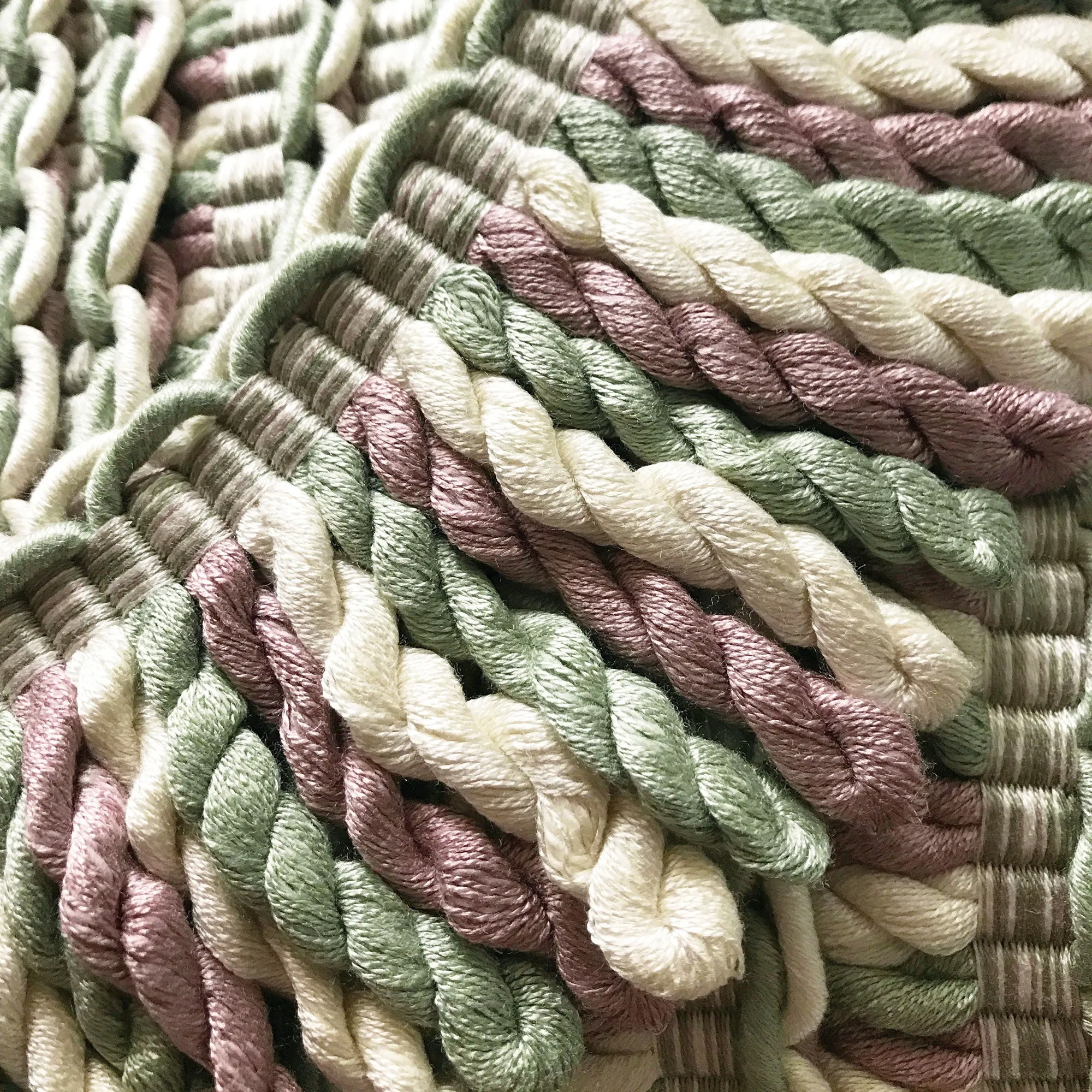 Sage and Blush High Quality Decorative Border Trim by the yard
