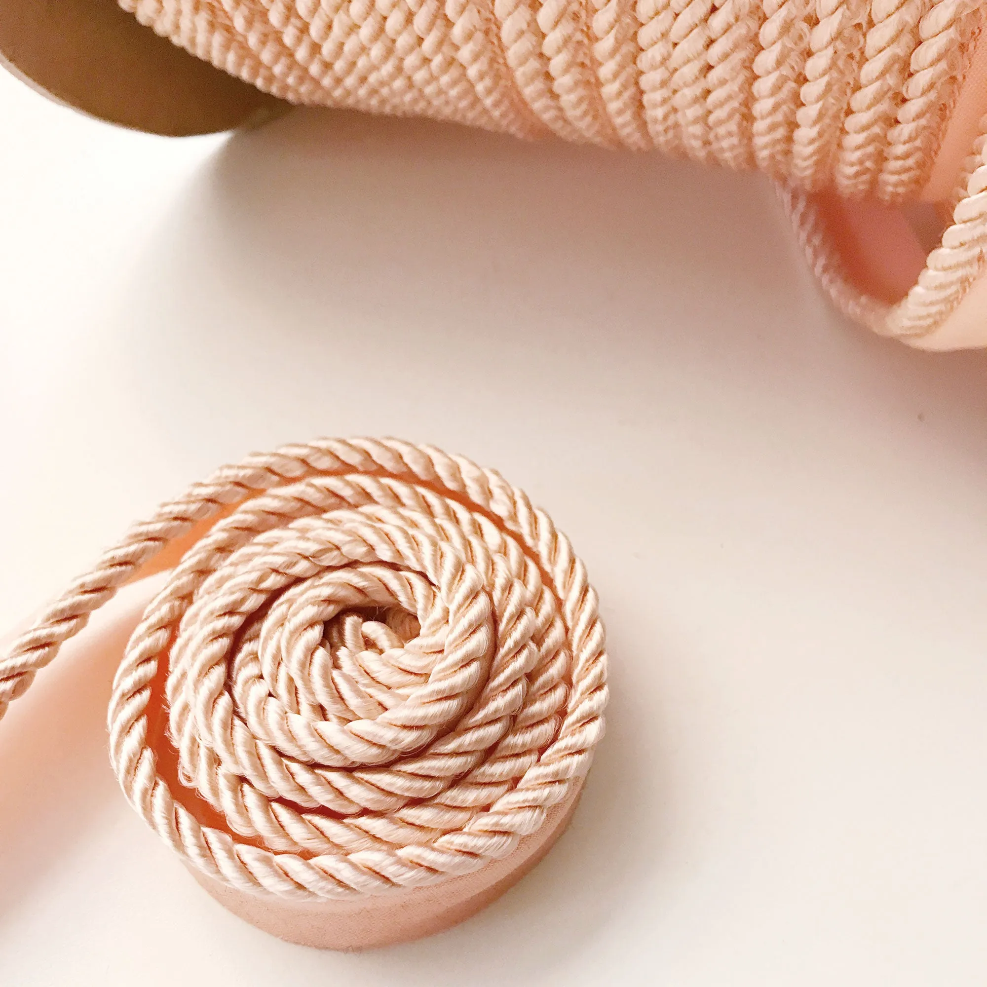Salmon High Quality Decorative Lip Cord Trim by the yard