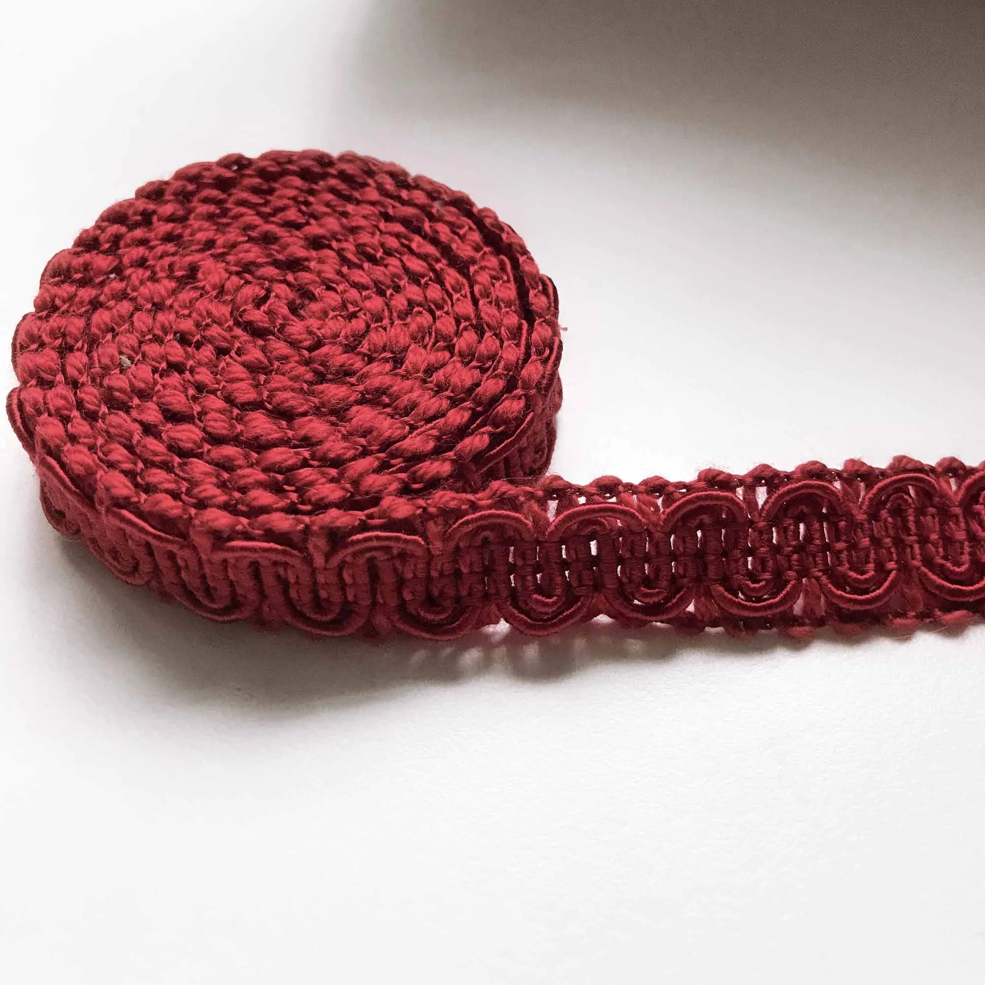 Scarlet High Quality Decorative Gimp Trim by the yard