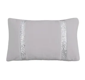 Seville 30x60cm Filled Cushion Silver