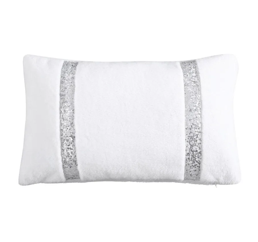 Seville 30x60cm Filled Cushion White