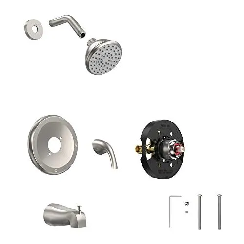 Single Lever Bath and Shower Trim Set Round Head