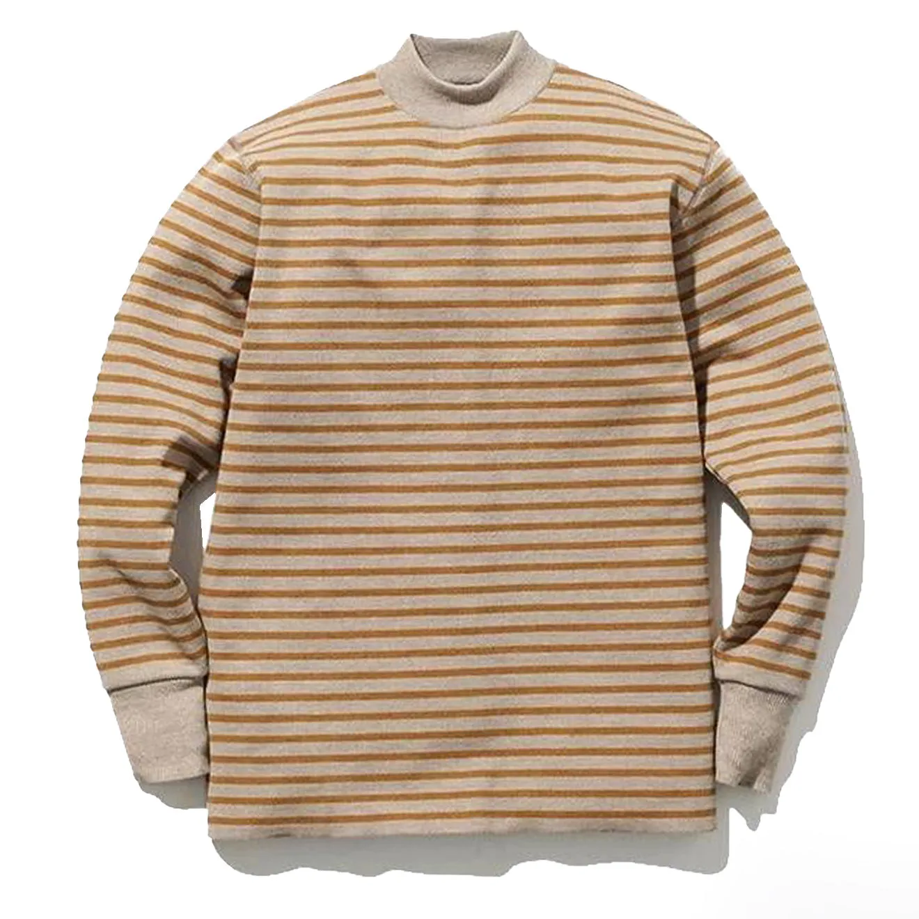 Snow Peak Wool Linen / PE Turtleneck Oatmeal / Mustard