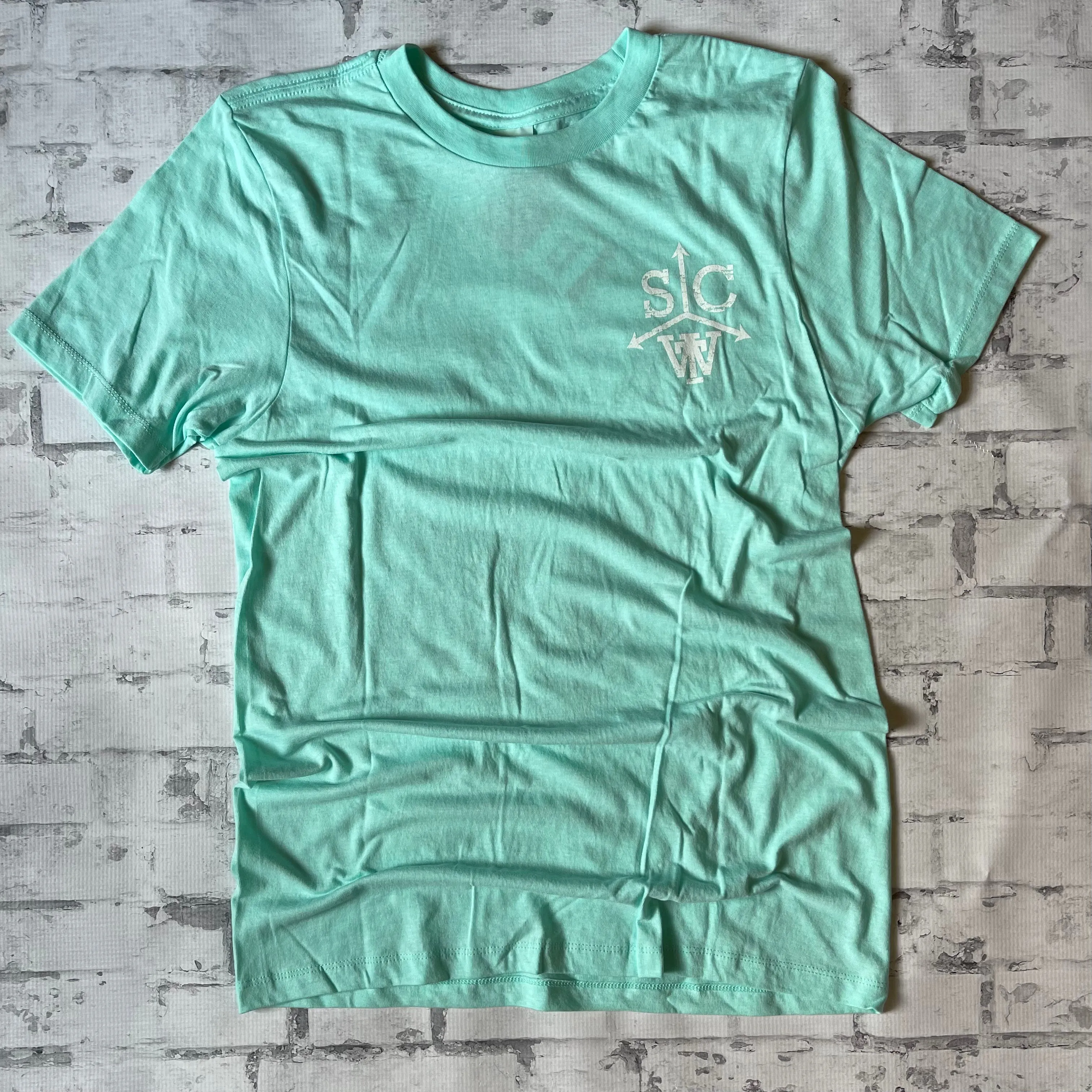 Southern Charm "Loretta Camp" Short Sleeve T-shirt - Mint