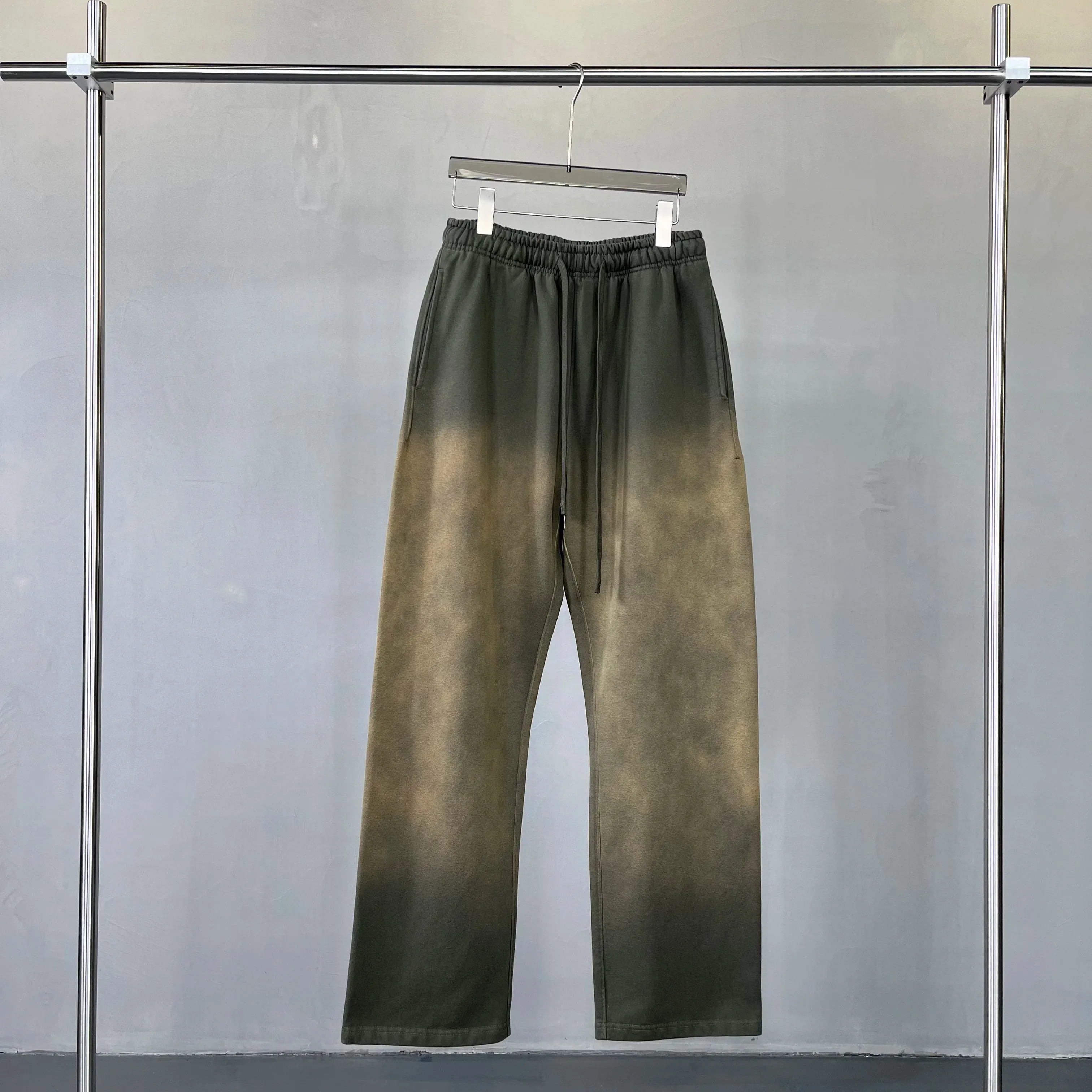 Spray-Dyed Sweatpants: Unique, Urban Style