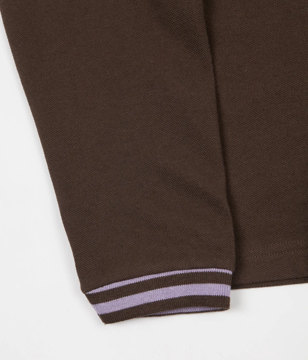 Stussy Brody Long Sleeve T-Shirt - Brown