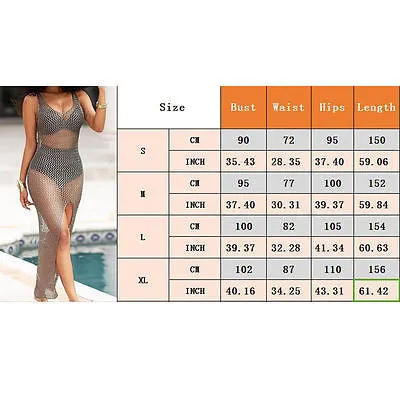 Stylish bikini swimsuit cover up maxi dress