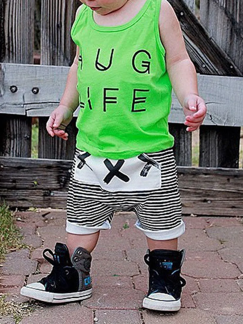 Stylish Stripe Trouser Causal Pants for Baby Little Boy