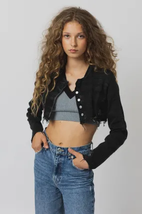 Sweater vest cropped