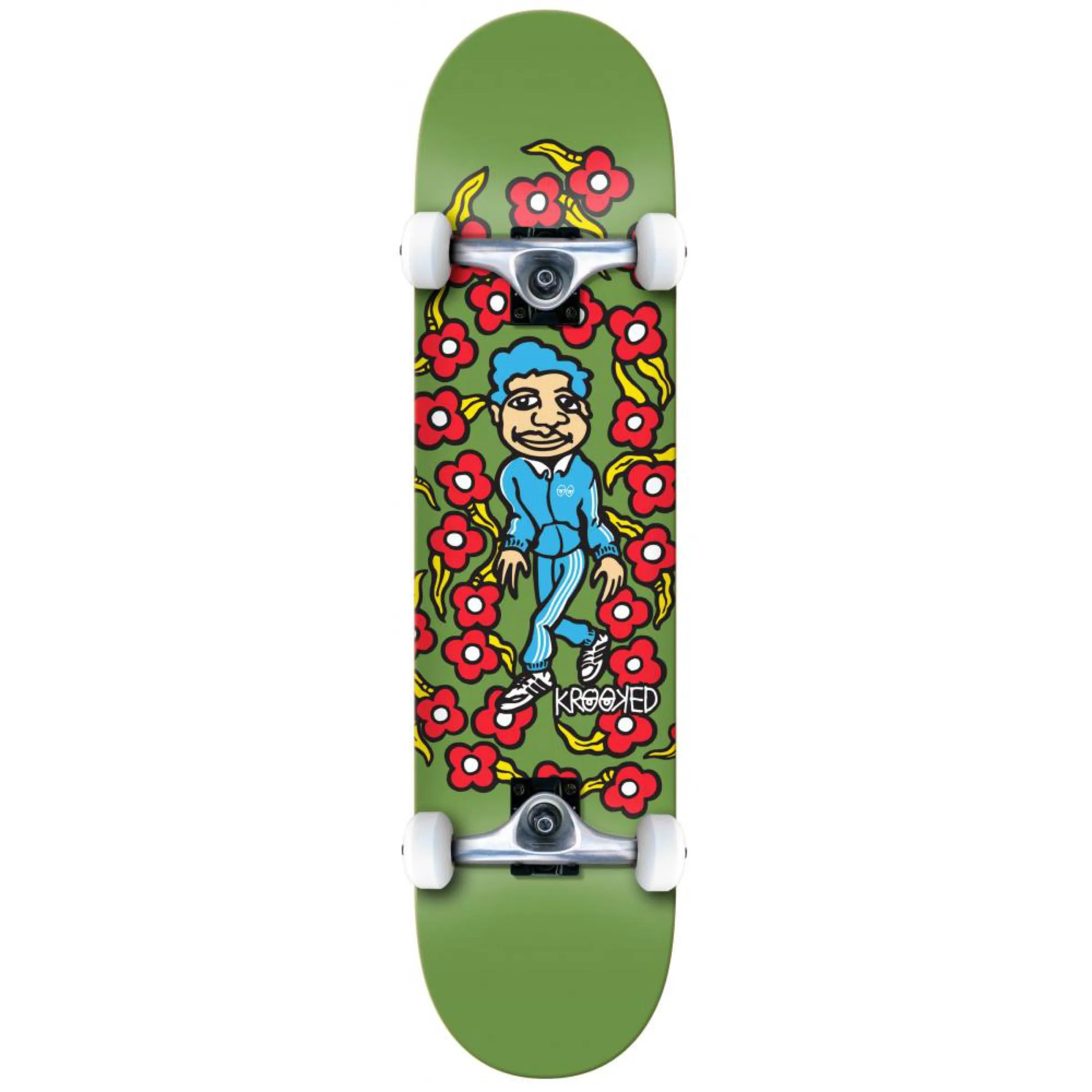 Sweatpants (Green) Complete Skateboard 8.25