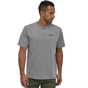 T-Shirt Patagonia P-6 Logo Responsibili - Grigio