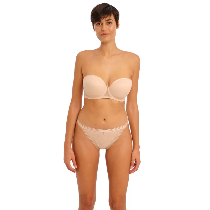 Tailored Moulded Strapless Bra Natural Beige Nude - Freya