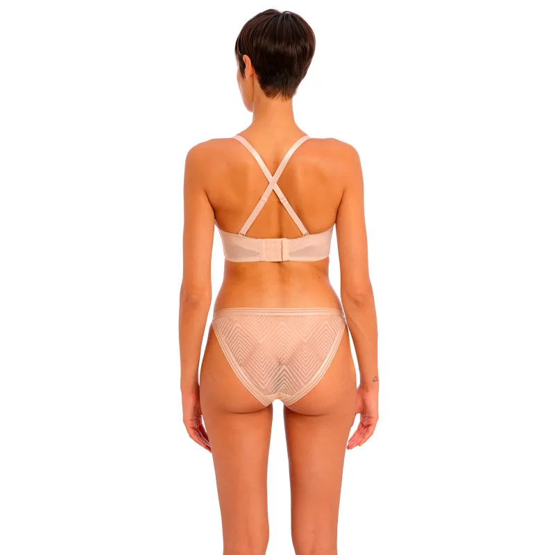 Tailored Moulded Strapless Bra Natural Beige Nude - Freya