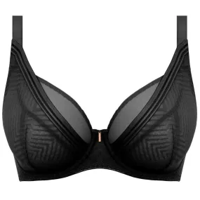 Tailored Plunge Bra Black - Freya