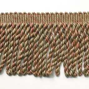 Tan and Rust High Quality Decorative Bullion Fringe Trim by the yard
