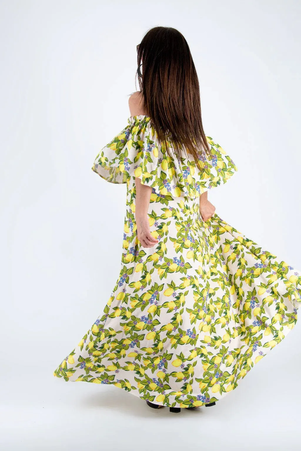 TARA Linen Off Shoulders Dress
