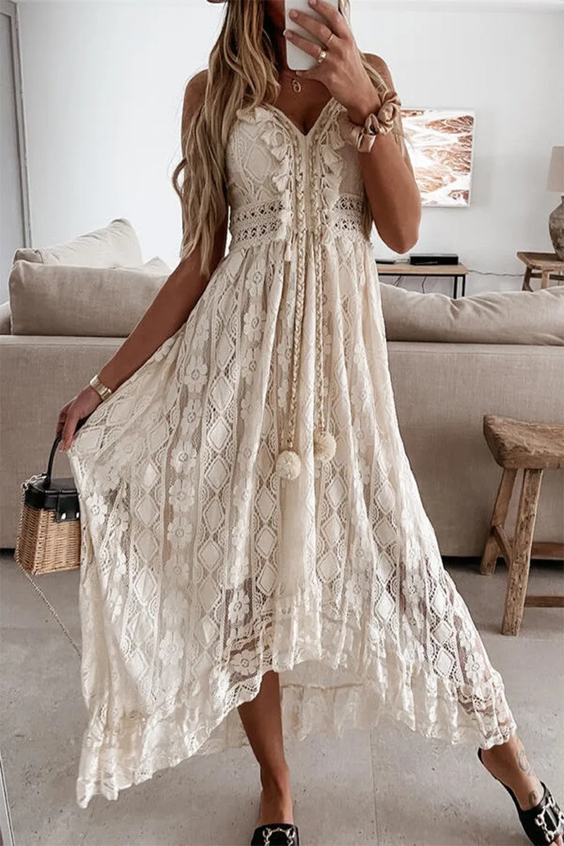 Tesla Tassel Maxi Dress