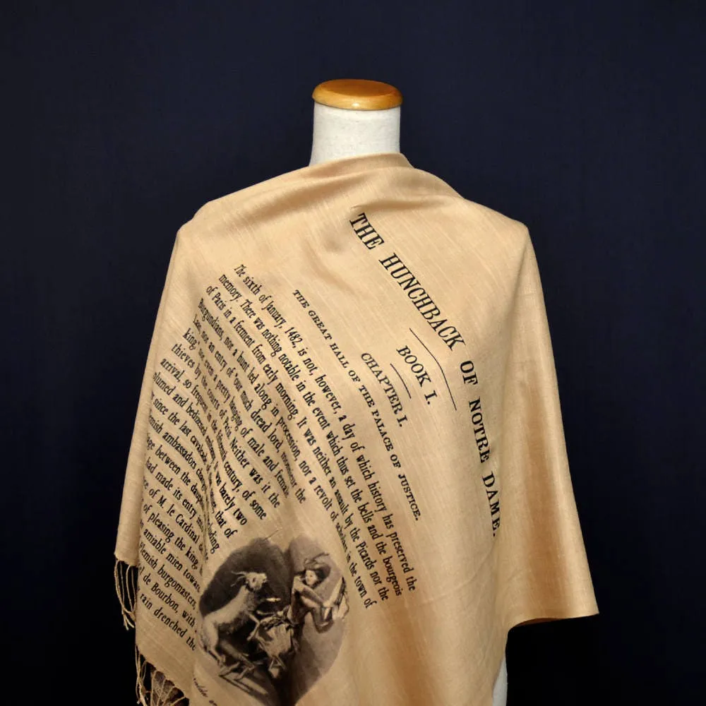 The Hunchback of Notre-Dame (Notre-Dame de Paris) by Victor Hugo Scarf/Shawl/Wrap - English version