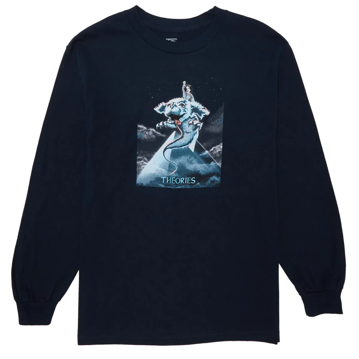 Theories Luckdragon Long Sleeve T-Shirt - Slate Blue