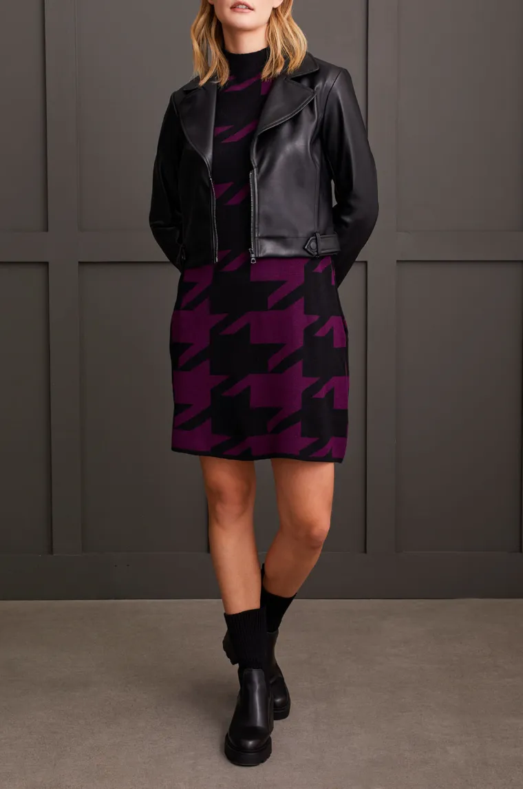 TRBL Cropped Biker Jacket