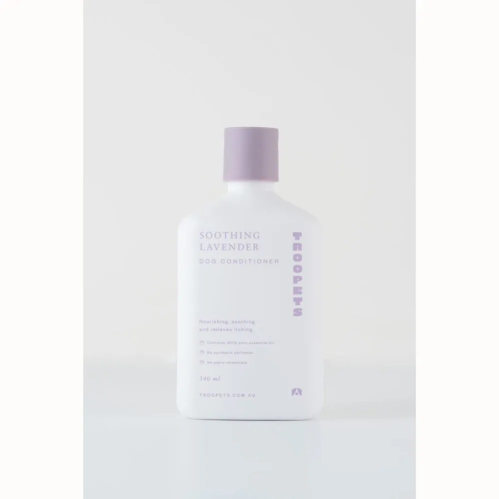 Troopets Dog Conditioner Soothing Lavender 340ml