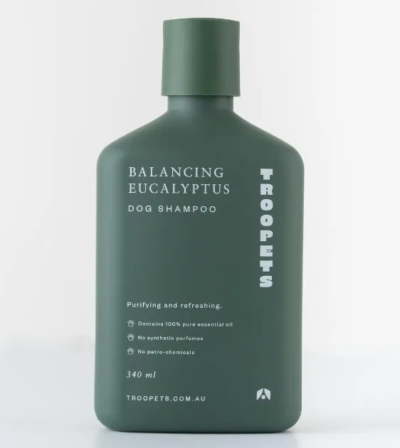 Troopets Essential Oil Dog Shampoo (Balancing Eucalyptus)