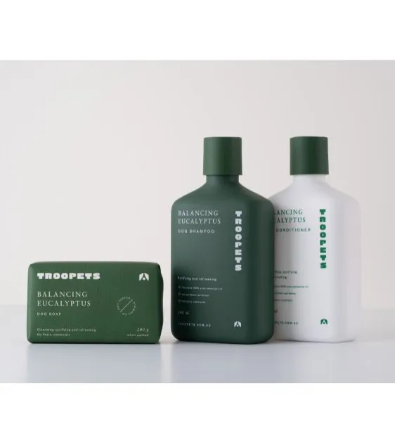 Troopets Essential Oil Dog Shampoo (Balancing Eucalyptus)