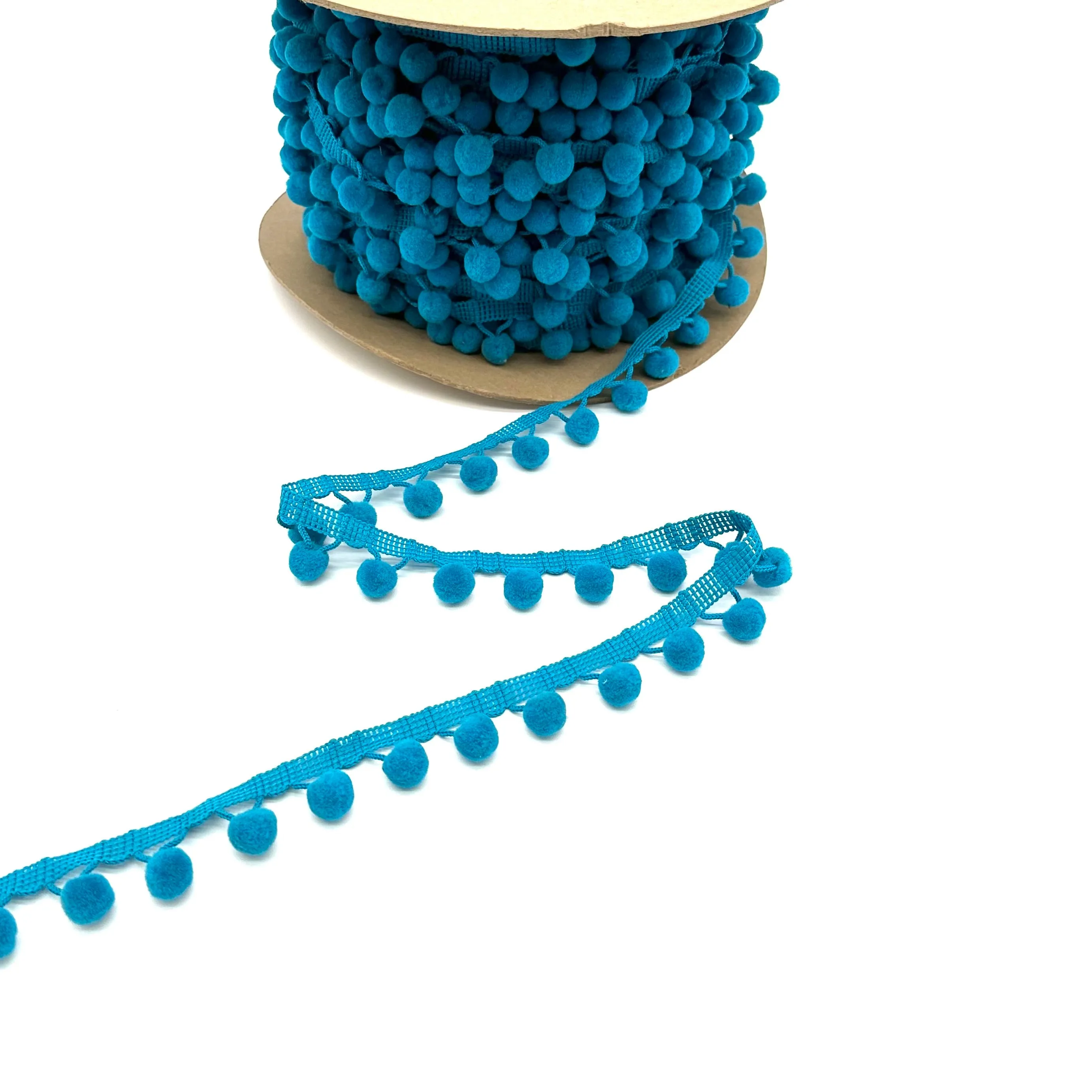Turquoise High Quality Decorative Ball Trim by the yard