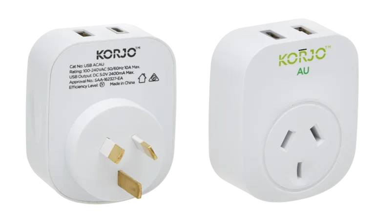 USB A C & Power Adaptor for Australia (USB AC AU)