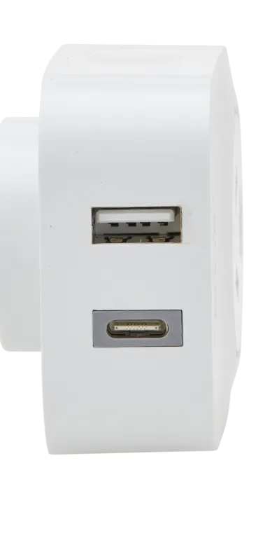 USB A C & Power Adaptor for UK (USB ACUK)