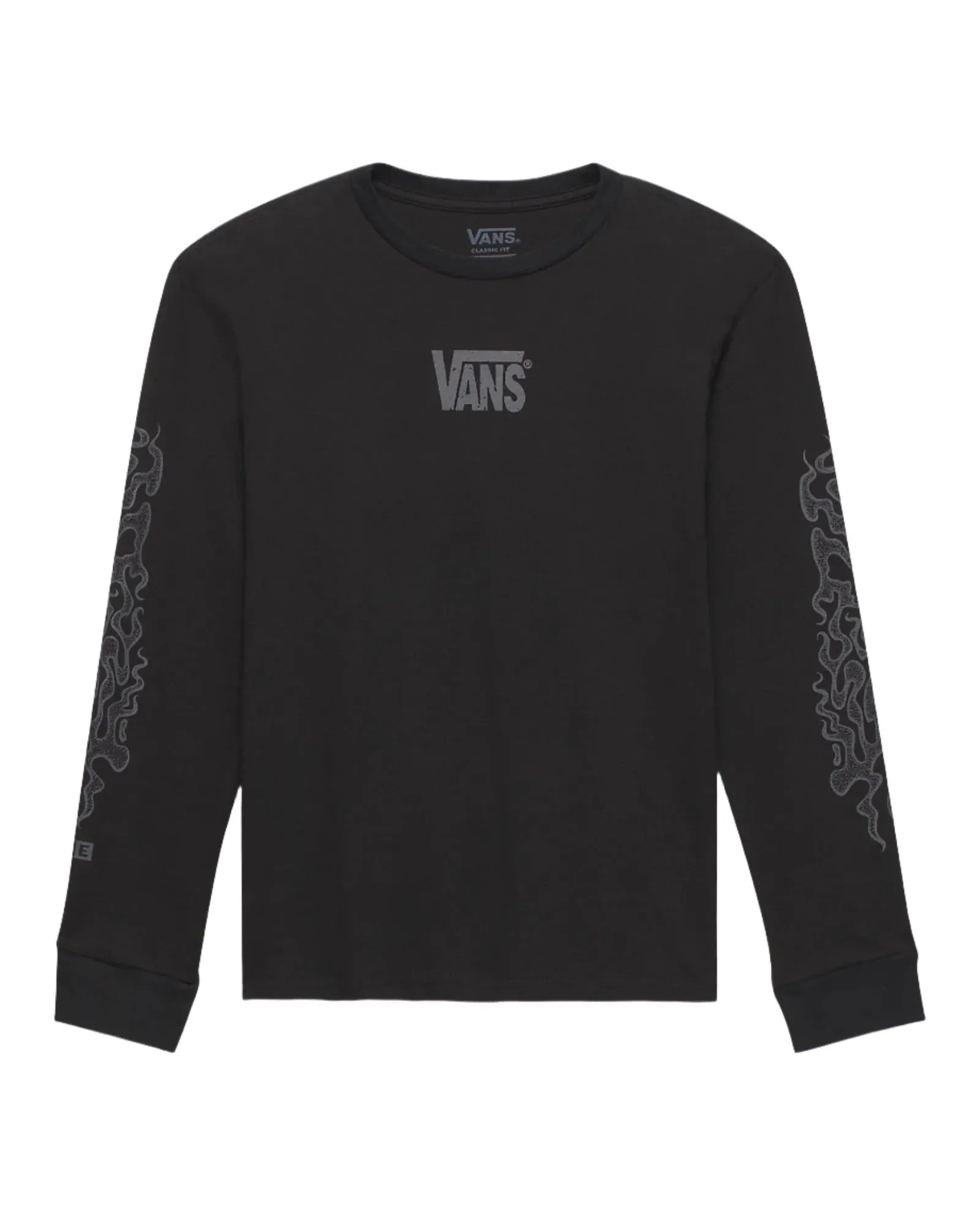 VANS Youth MTE Wavy Dune Long Sleeve T-Shirt Black