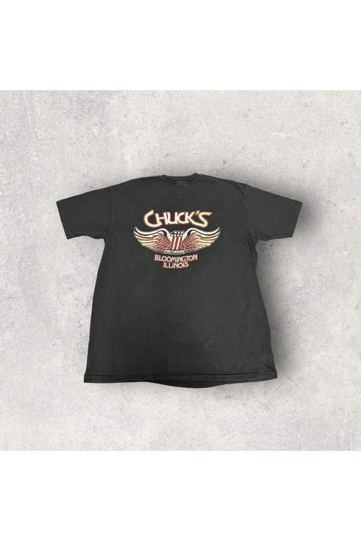 Vintage 1990 Harley-Davidson Real Men Wear Black Tee- XXL