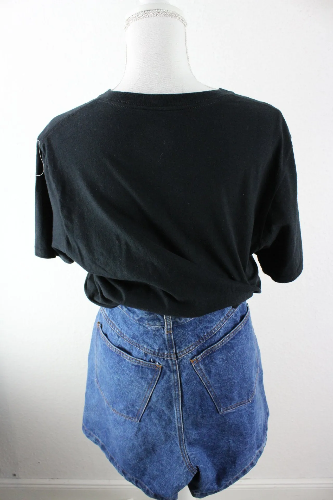Vintage Black USA T-Shirt (L)