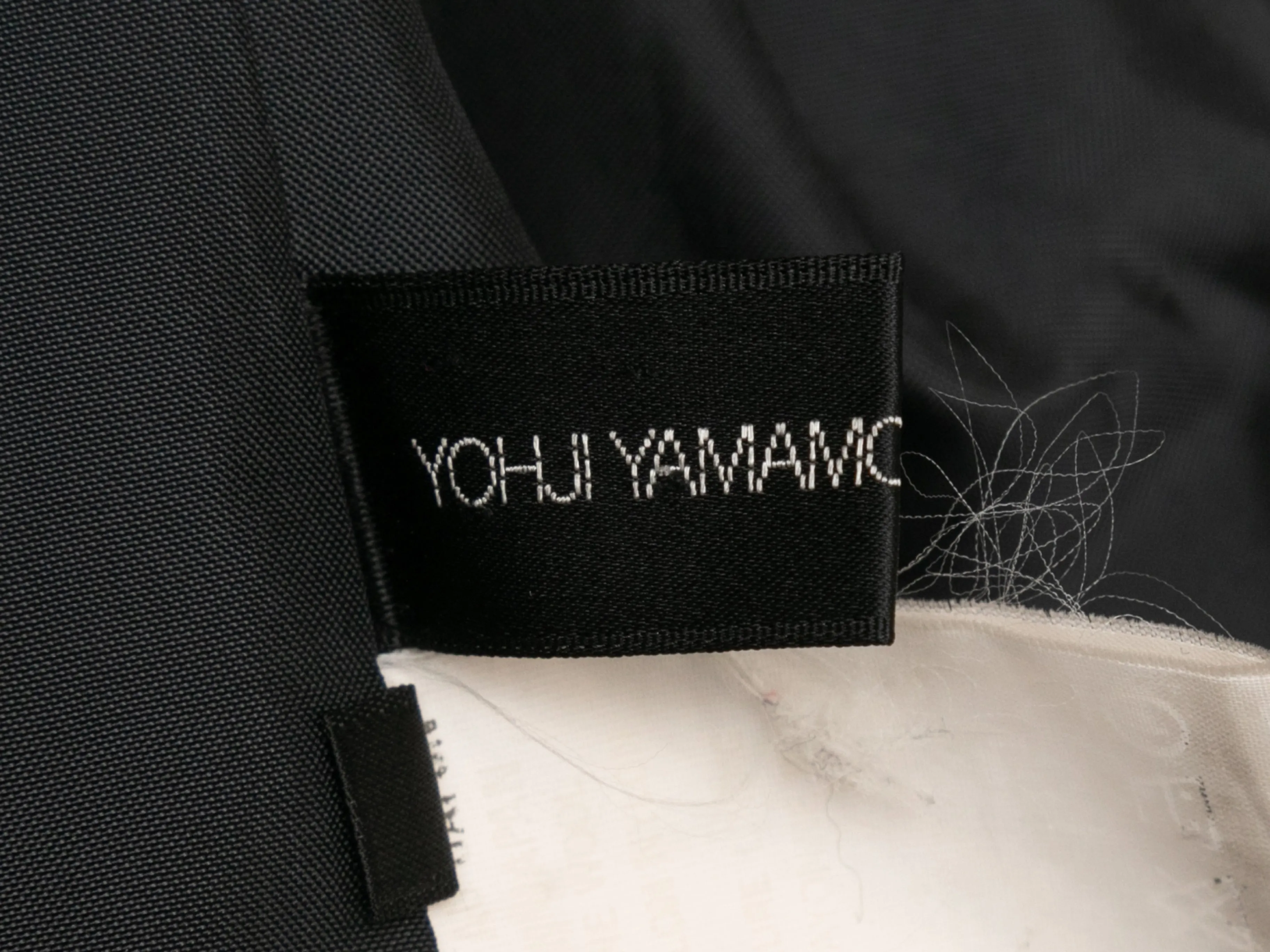 Vintage Charcoal Yohji Yamamoto Noir Wool Maxi Skirt Suit Designer Size 3