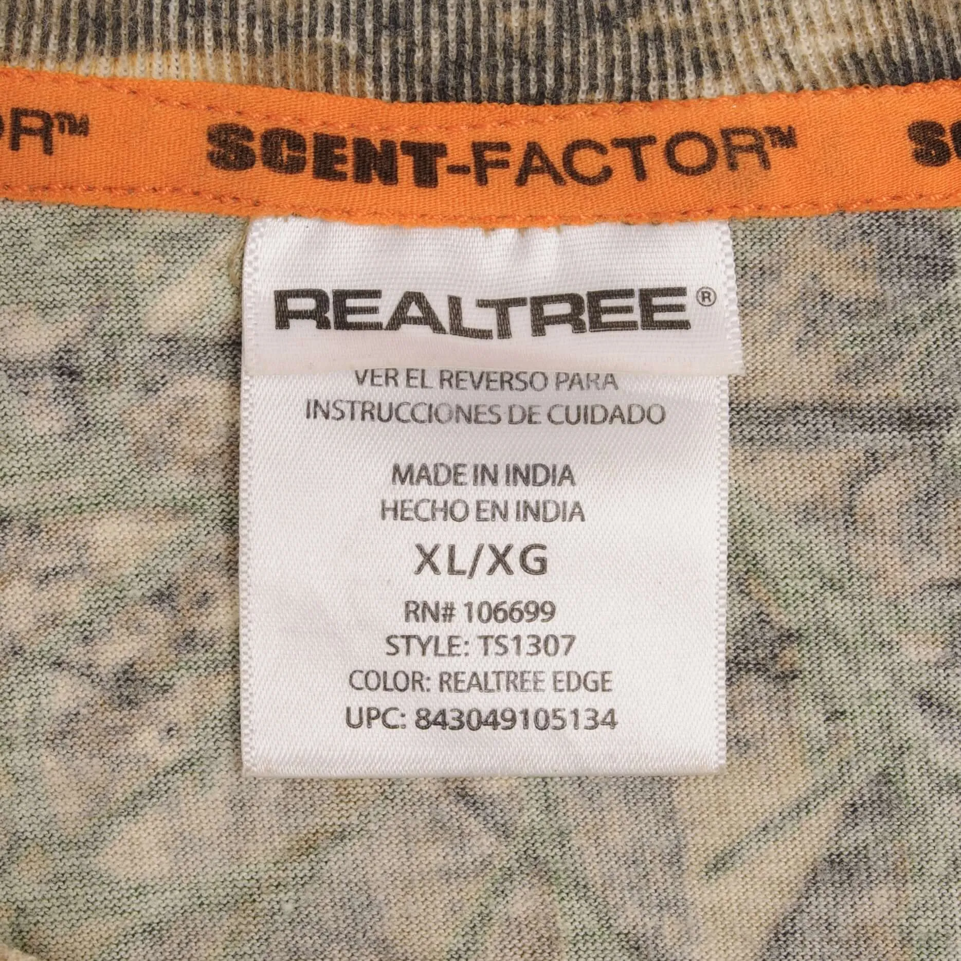 VINTAGE HUNTING REALTREE EDGE CAMO LONG SLEEVE POCKET TEE SHIRT SIZE XL