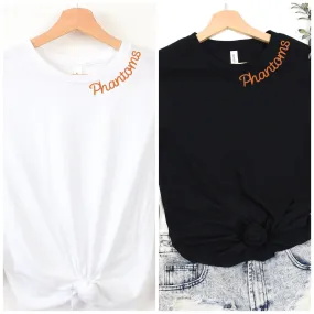West De Pere Phantoms Minimalist Chainstitch Long Sleeve Tee
