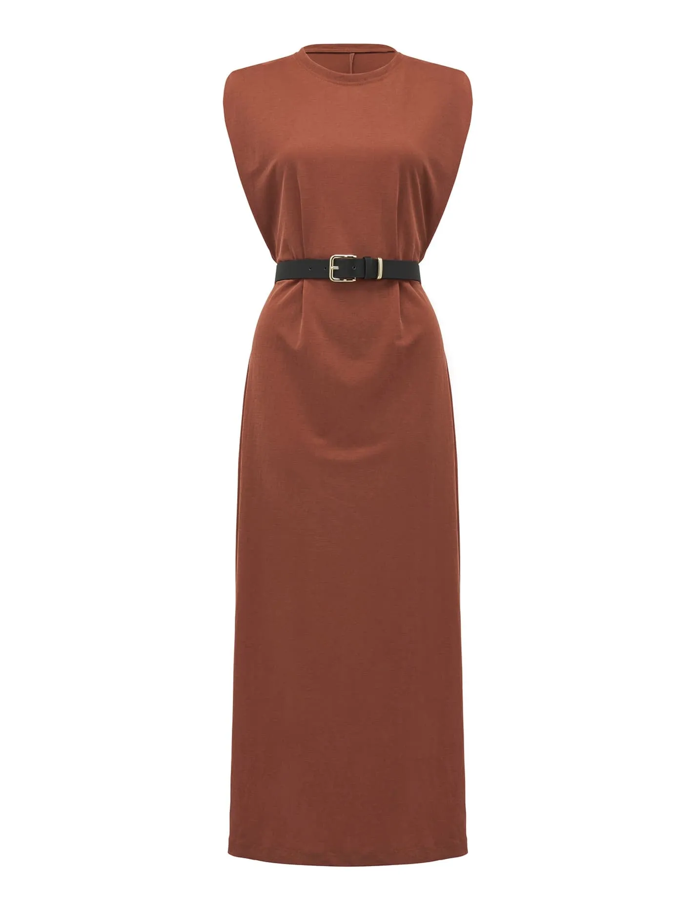 Zoe Extended Shoulder Column Dress